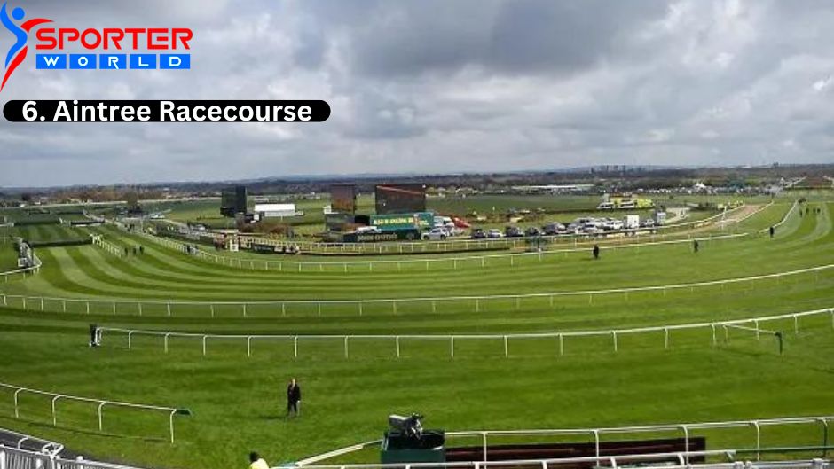 Aintree Racecourse is a racecourse in Aintree, Metropolitan Borough of Sefton, Merseyside, England.